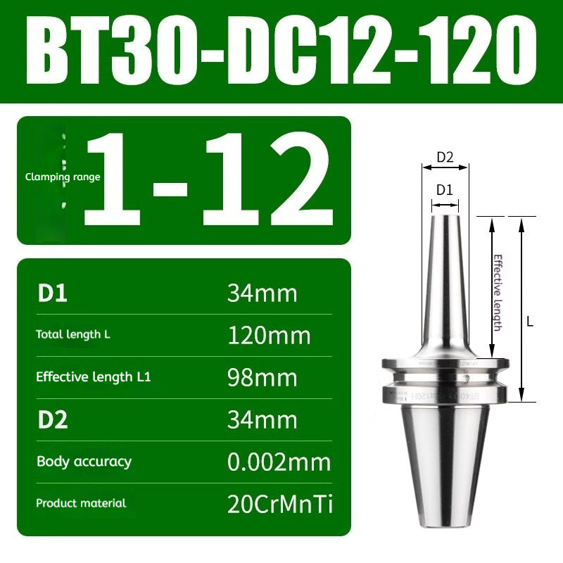 10045 BT30/BT40/BT50-DC high precision back-pull tool holder Shandong Denso Pricision Tools Co.,Ltd.